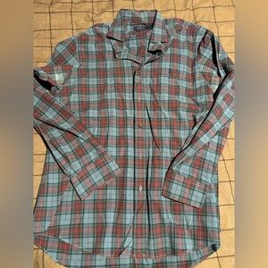 Polo Ralph Lauren Classic Fit Plaid Button Down Shirt Mens Large L Cotton